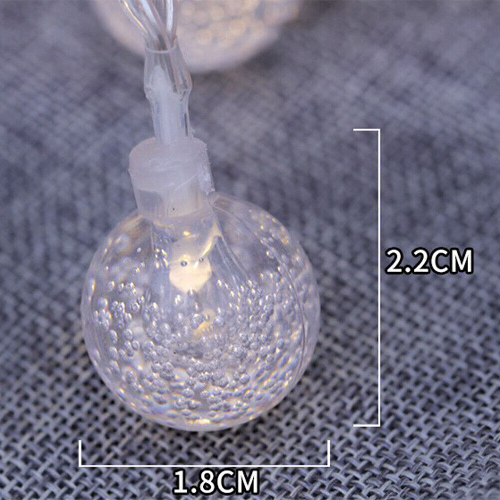 6 meters 40 LED USB Crystal Ball String Lights Garden Party Holiday House Decor
