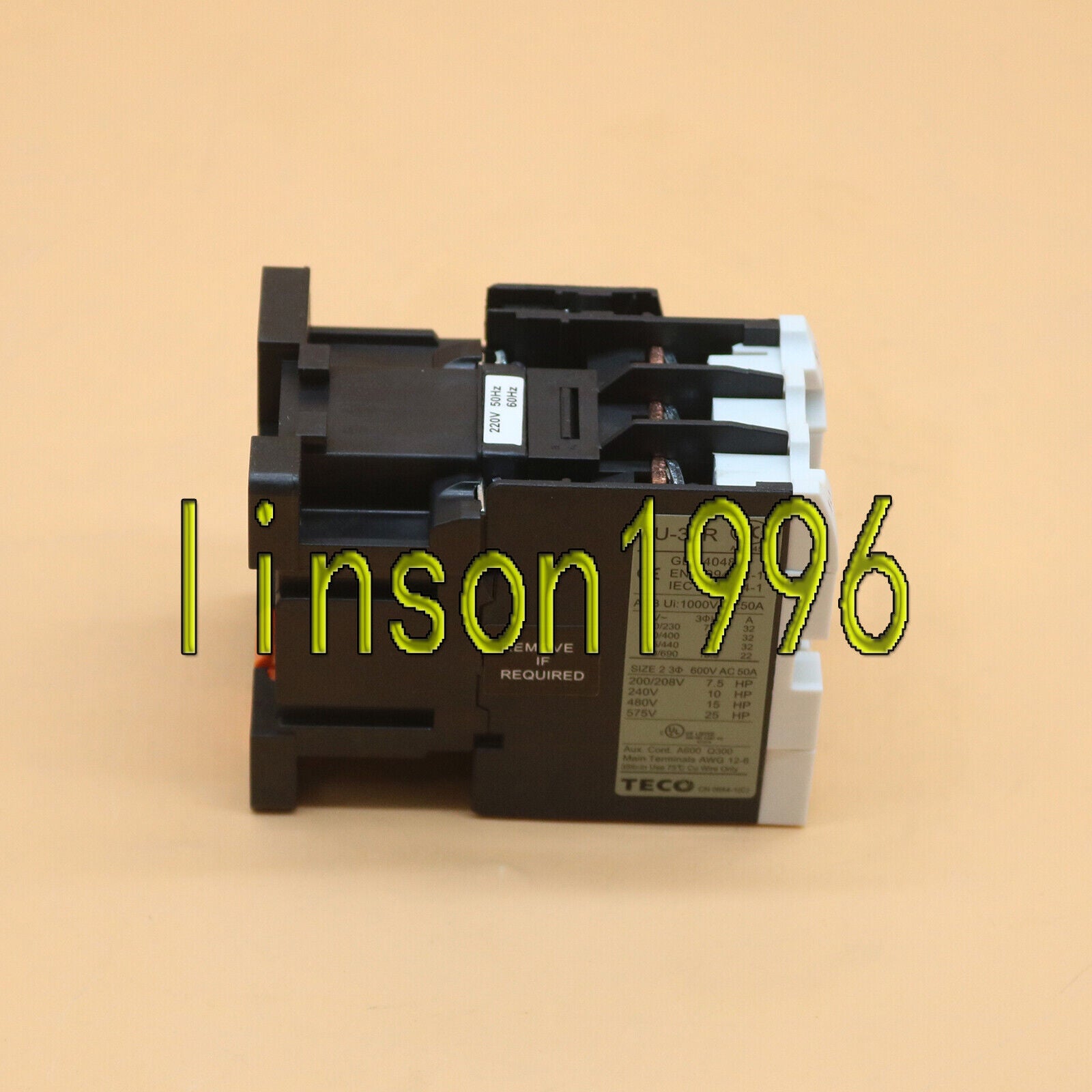 New 1-Piece In-Box TECO CU-32R Magnetic Contactor - TECO