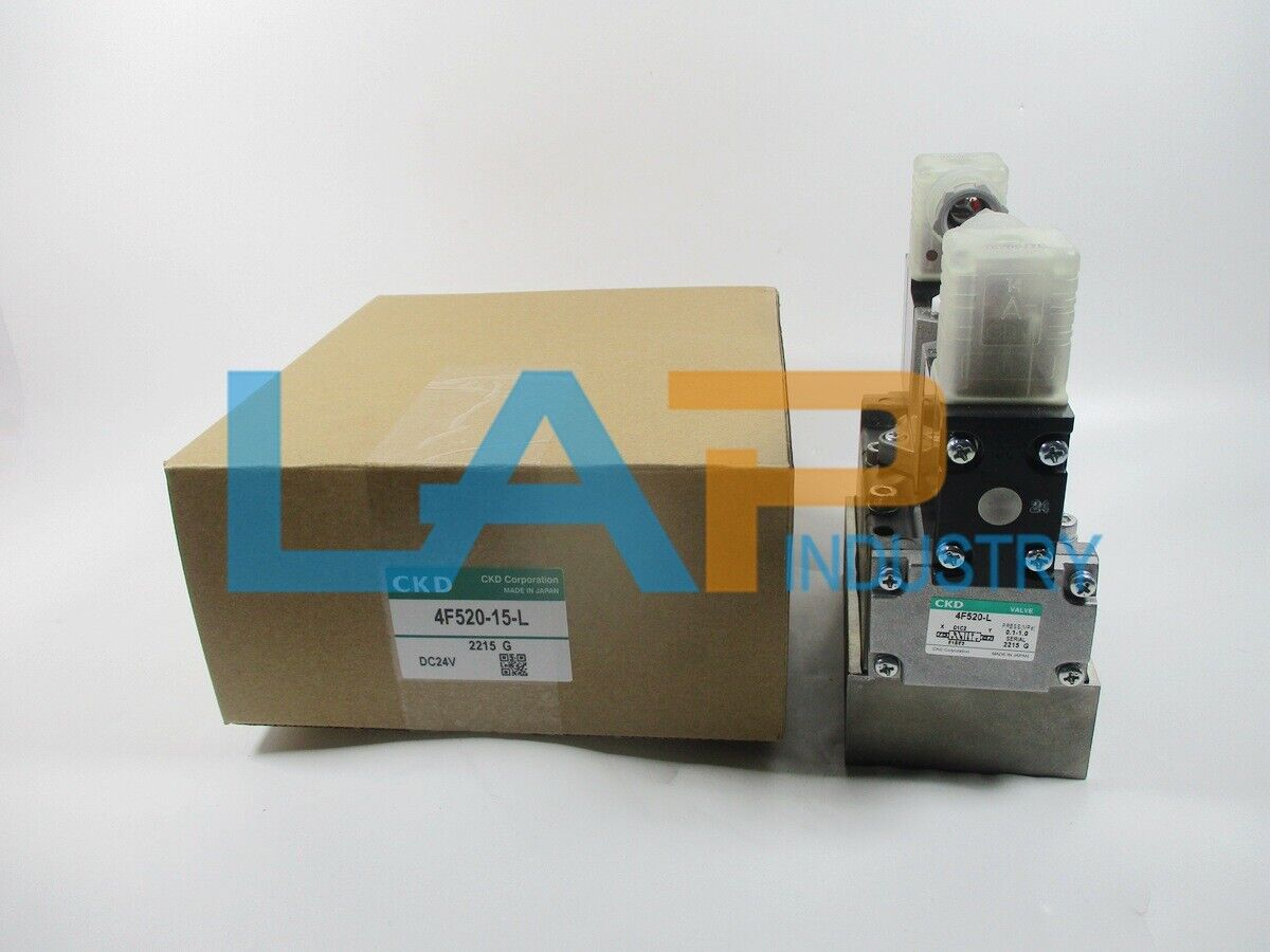 CKD 4F520-15-L-DC24V Solenoid Valve - 1 Piece New - KOEED