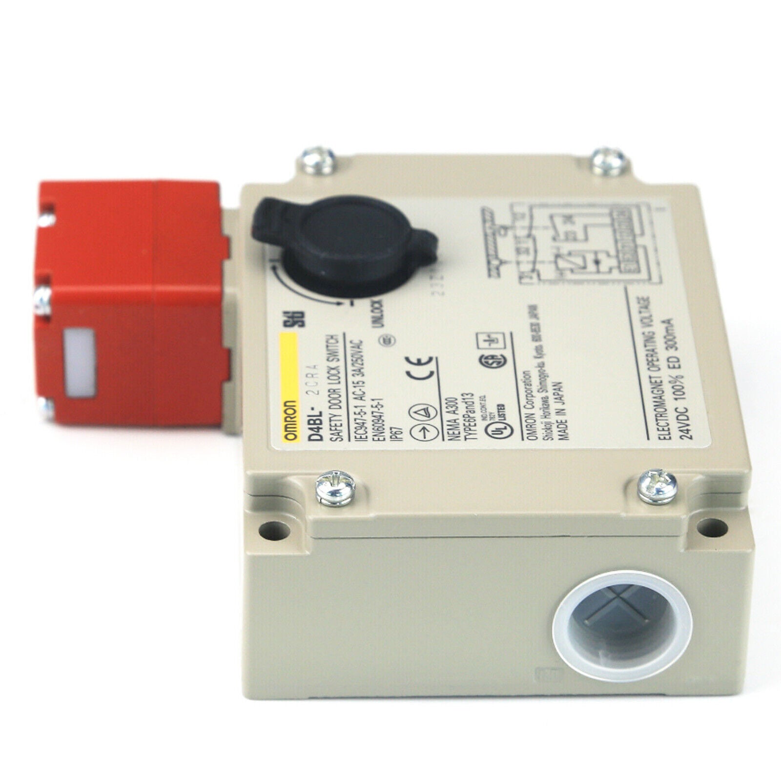 OMRON Guard Lock Safety Door Switch D4BL-2CRA - OMRON
