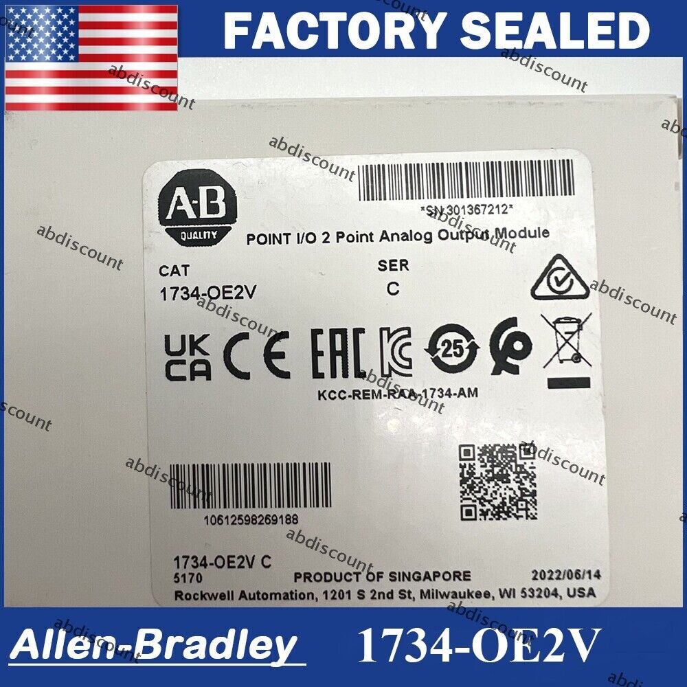 Allen-Bradley 1734-OE2V 2 Point Analog Output Module - Easy Integration & Reliable Performance - ALLEN-BRADLEY