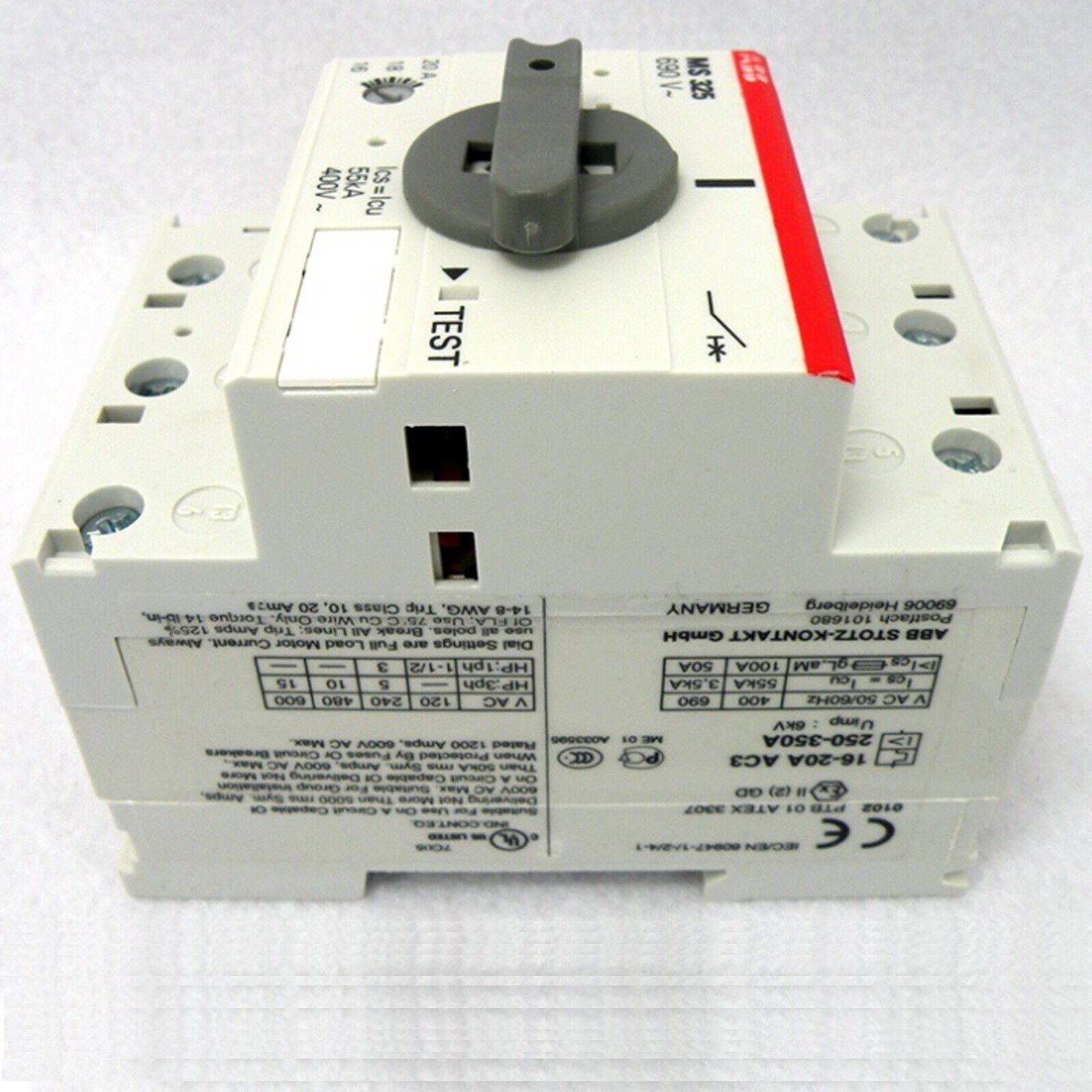 ABB MS32520 Circuit Breaker 16-20A - ABB