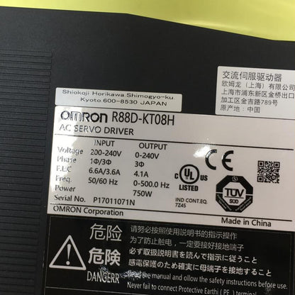 Omron R88D-KT08H AC Servo Driver R88DKT08H FAST SHIP - OMRON