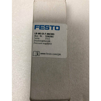 FESTO LR-M5-D-7-MICRO Pressure Reducing Valve - 1-Piece Fast - FESTO