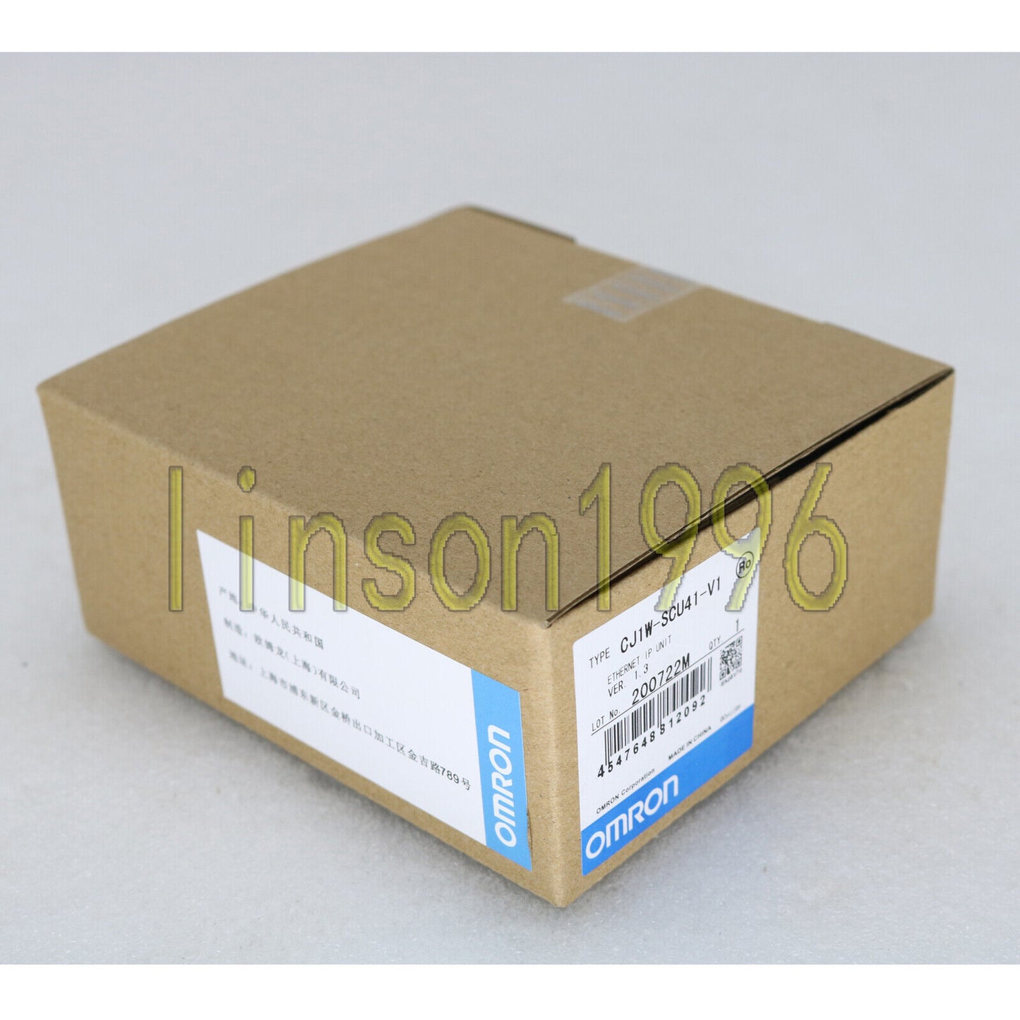 OMRON CJ1W-SCU41-V1 Serial Communication Unit One-Year - OMRON