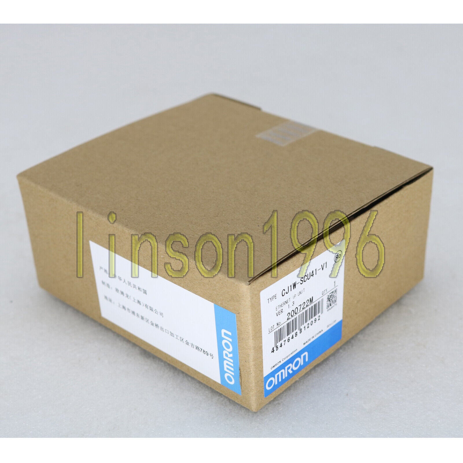 OMRON CJ1W-SCU41-V1 Serial Communication Unit One-Year - OMRON