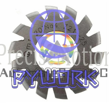 8Pcs /Set 1#2#3#4#5#6#7#8# Involute Gear Cutters Module0.3~8 PA20 Bore16~135