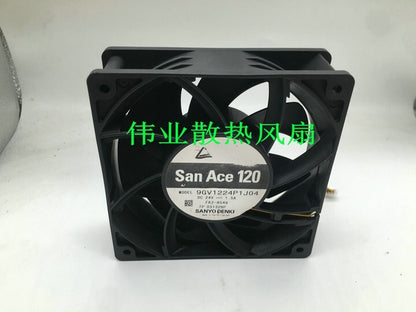 SANYO 12038 9GV1224P1J04 24V 1.5A 4-Wire Inverter Violent Fan