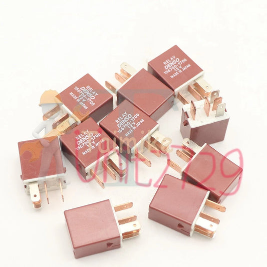 10Pcs DENSO 156700-1700 Automotive Relay 12VDC 5Pin
