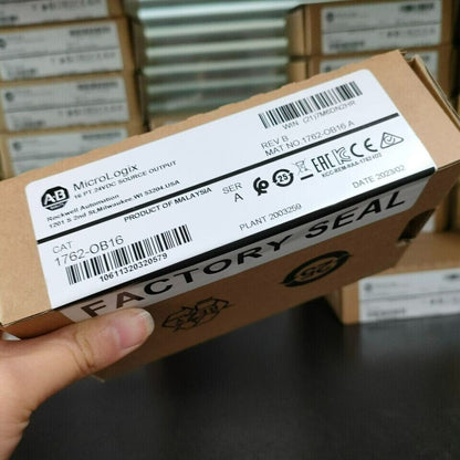 New Factory Sealed AB 1762-OB16 MicroLogix 16 Pt 24VDC Source Output Module - MICROLOGIX