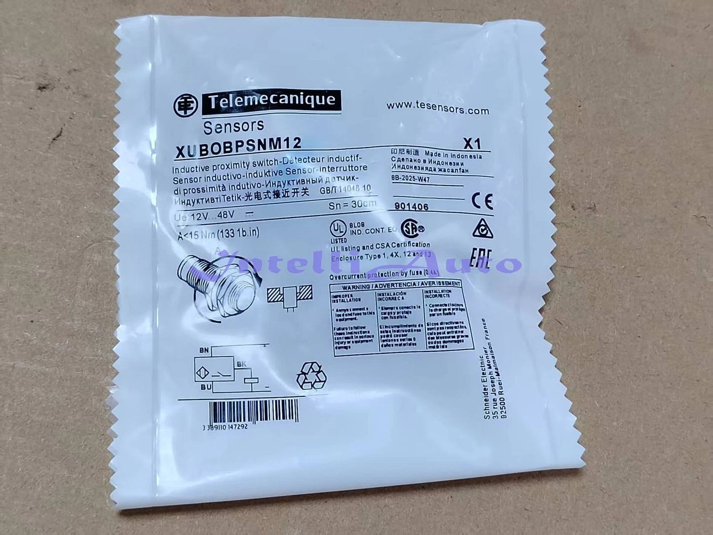 1PC sensor XUBOBPSNM12