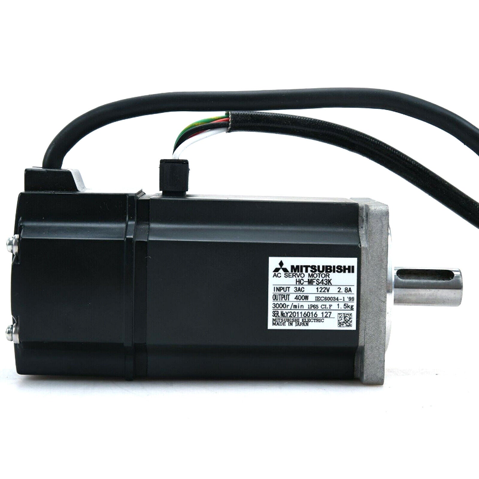 MITSUBISHI HC-MFS43K AC SERVO MOTOR DRIVER ELECTRIC DRIVE PLC MODULE 400W - High Performance Electric Drive Module for Automation Systems - MITSUBISHI