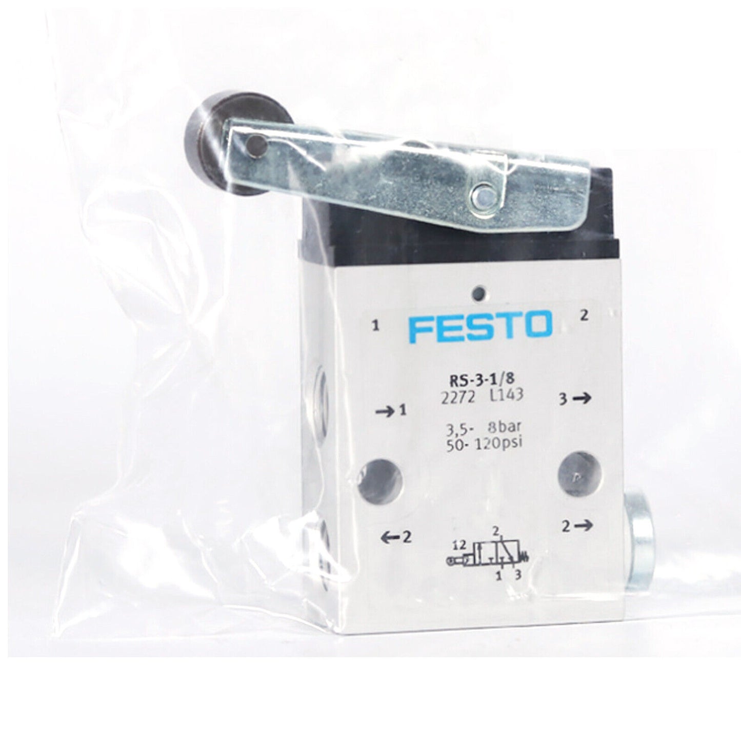 FESTO RS-3-1/8 2272 Solenoid Valve IN STOCK, High Precision Electromagnetic Valve for Industrial Applications, Reliable and Durable Design - FESTO