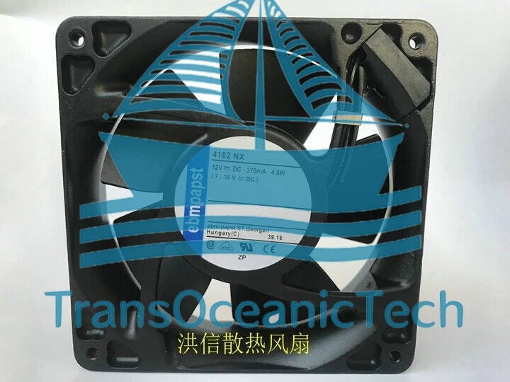 1 PCS 4182 NX DC 12V 375mA 4.5W 12038 12CM cooling fan Aluminum Frame fan~