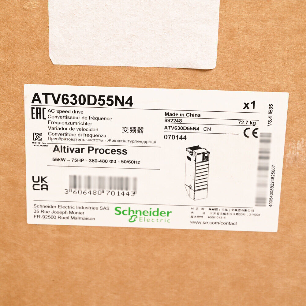 NEW In Box SCHNEIDER ATV630D55N4 Inverter US - KOEED