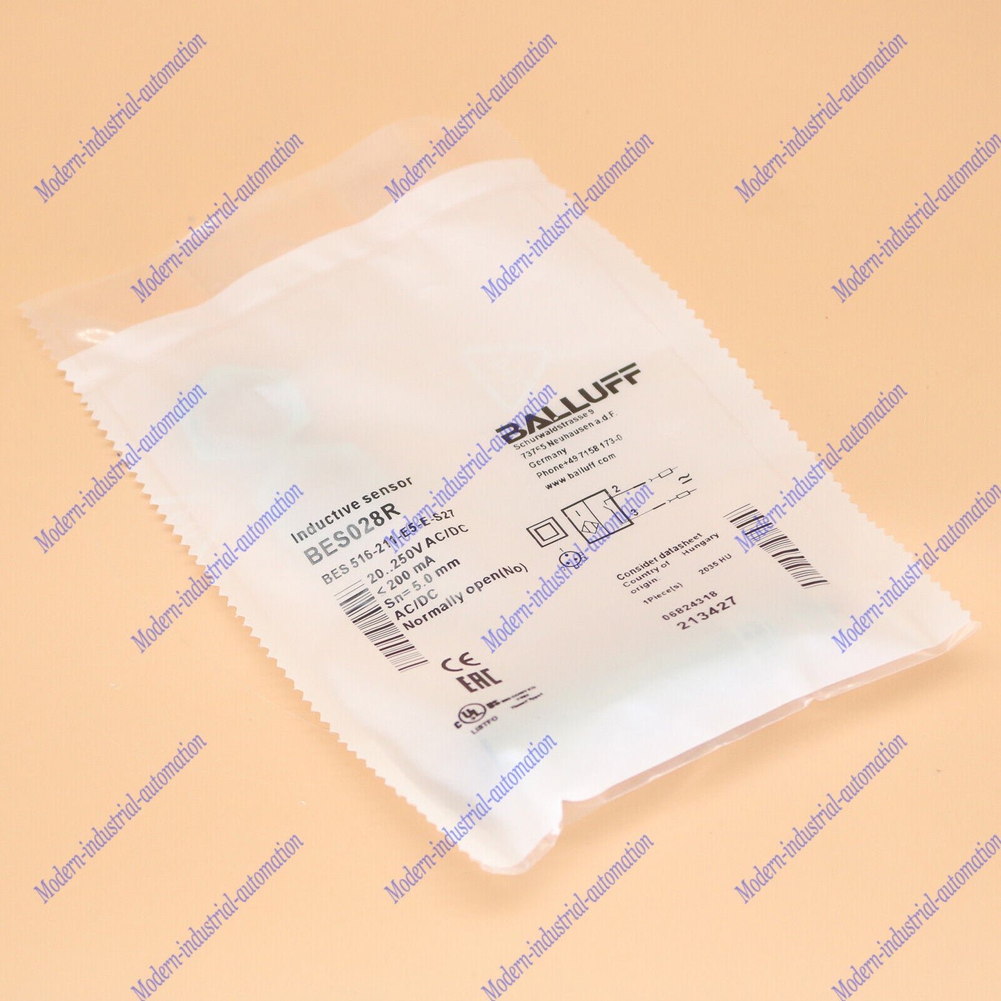 Inductive Sensors BALLUFF BES028R 516-211-E5-E-S27 - BALLOFF