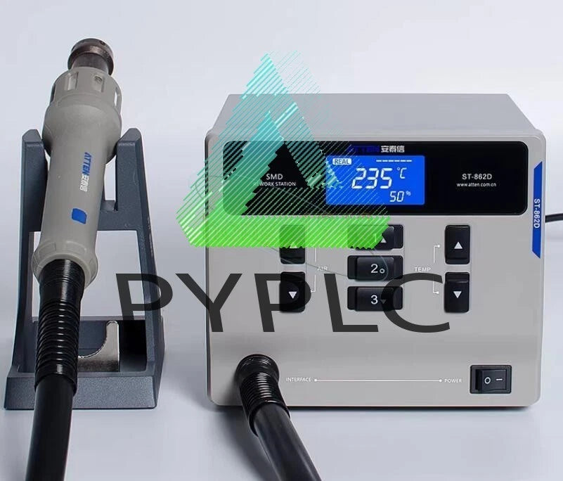 one ATTEN ST-862D hot air gun soldering station digital displayrework station