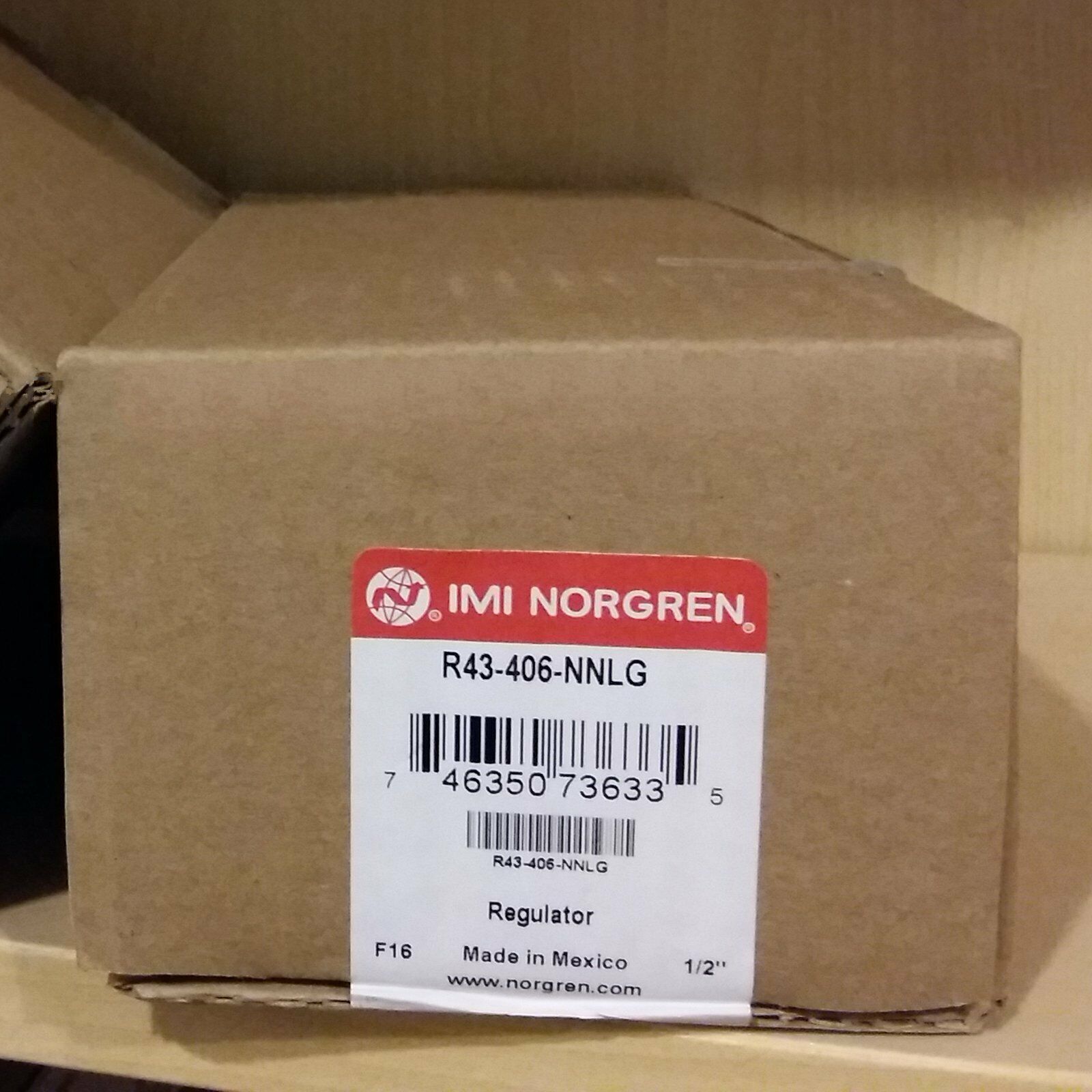 new 1pcs   NORGREN R43-406-NNLG Pressure Regulating Valve#QW