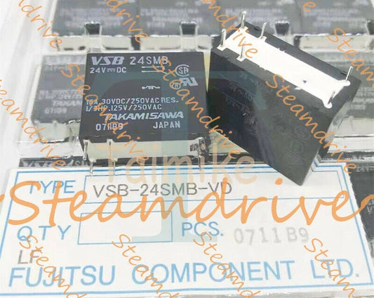 5Pcs TAKAMISAWA Relay VSB-24SMB VSB24SMB 6-pin 16A set of NO