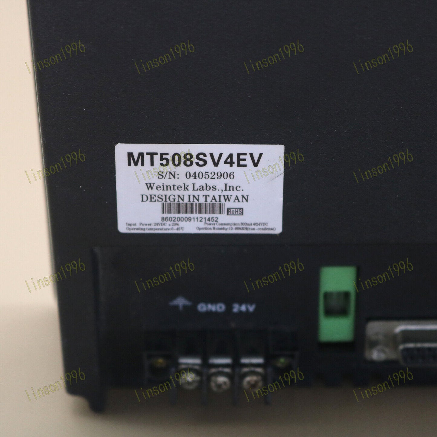 Used One Weintek MT508SV4EV Touch Panel – Tested in Good - WEINTEK