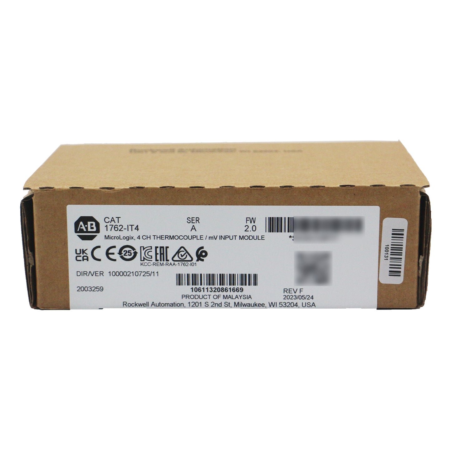 Sealed Allen-Bradley 1762-IT4 SER A MicroLogix Themocouple/mV Module - ALLEN-BRADLEY