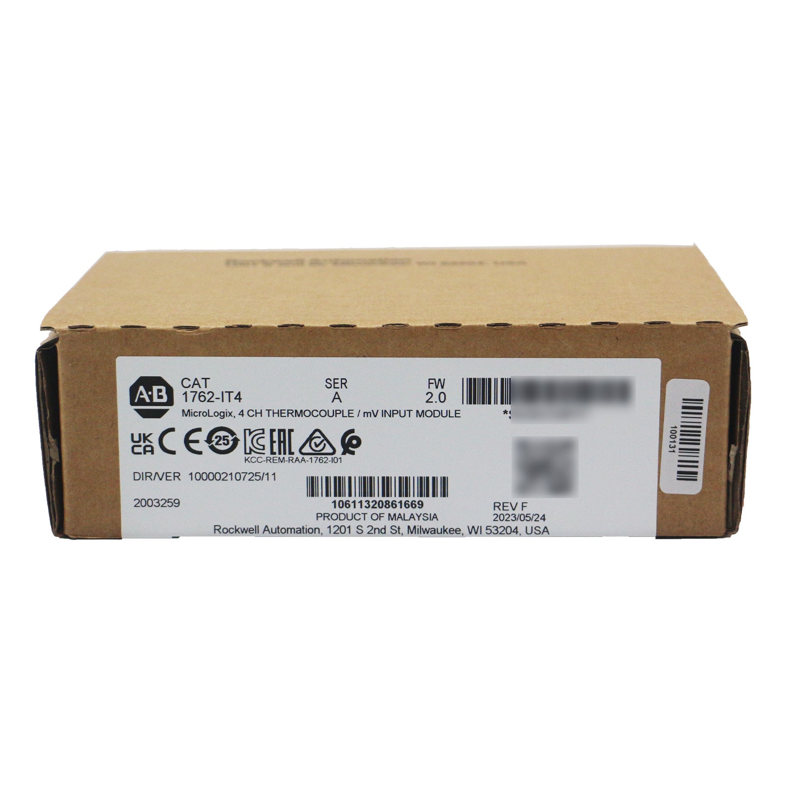 Sealed Allen-Bradley 1762-IT4 SER A MicroLogix Themocouple/mV Module - ALLEN-BRADLEY