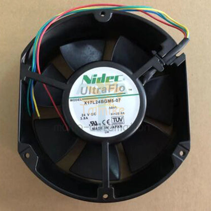 NIDEC X17L24BGM5-07 24VDC 2.2A 172*150*51MM 4pin equipment fan