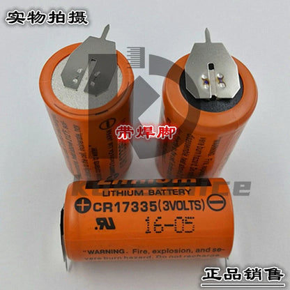 1PCS CR17335 3V Control Battery With Welding Foot CR17335 3V 17mm