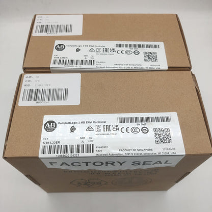 Allen Bradley AB 1769-L33ER 2-MB ENET Controller 2022 NEW Sealed - ALLEN BRADLEY