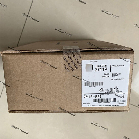 Sealed Allen-Bradley 2711P-RP2 PV Plus 128MB Flash Ram DC Logic Module - ALLEN-BRADLEY