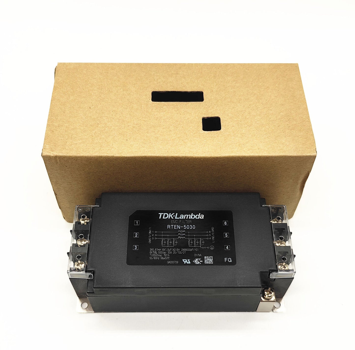 new 1PCS TDK-Lambda Three-phase Power Filter RTEN-5030 30A EMC Filter 500V - TDK