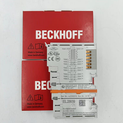 Beckhoff EL2809 EtherCAT Terminal 16-channel Digital Output PLC Module - BECKHOFF