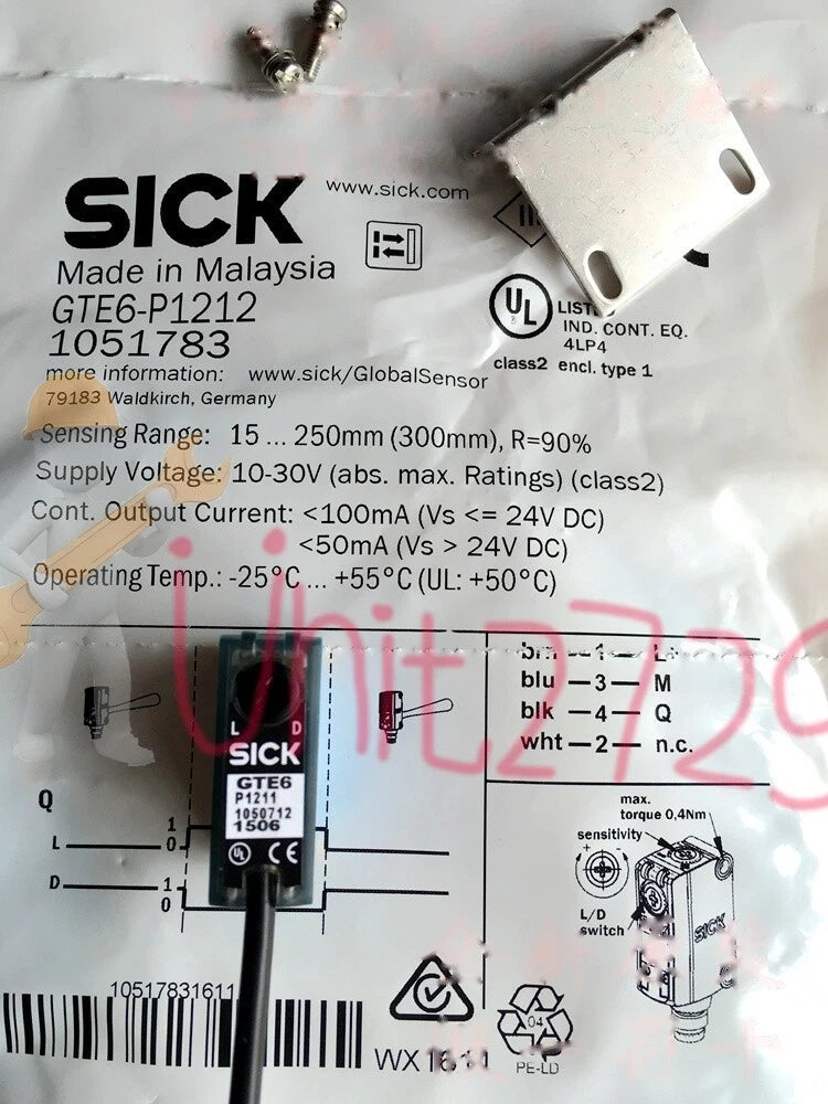1PCS SICK GTE6-P1211 GTE6-P1212 Photoelectric switch
