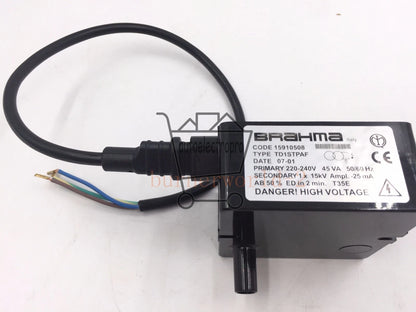 BRAHMA TD1STPAF Single Pole Ignition Transformer For Baltur Burner Coil Igniter~