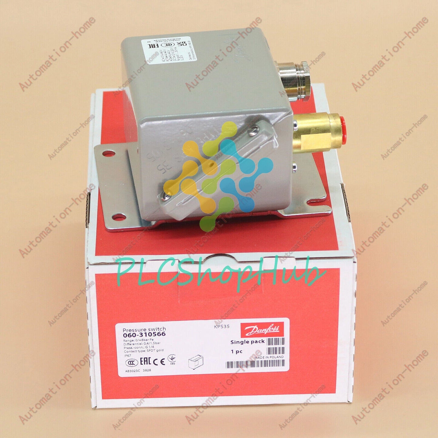 1PCS Danfoss Pressure switch KPS35 060-310566