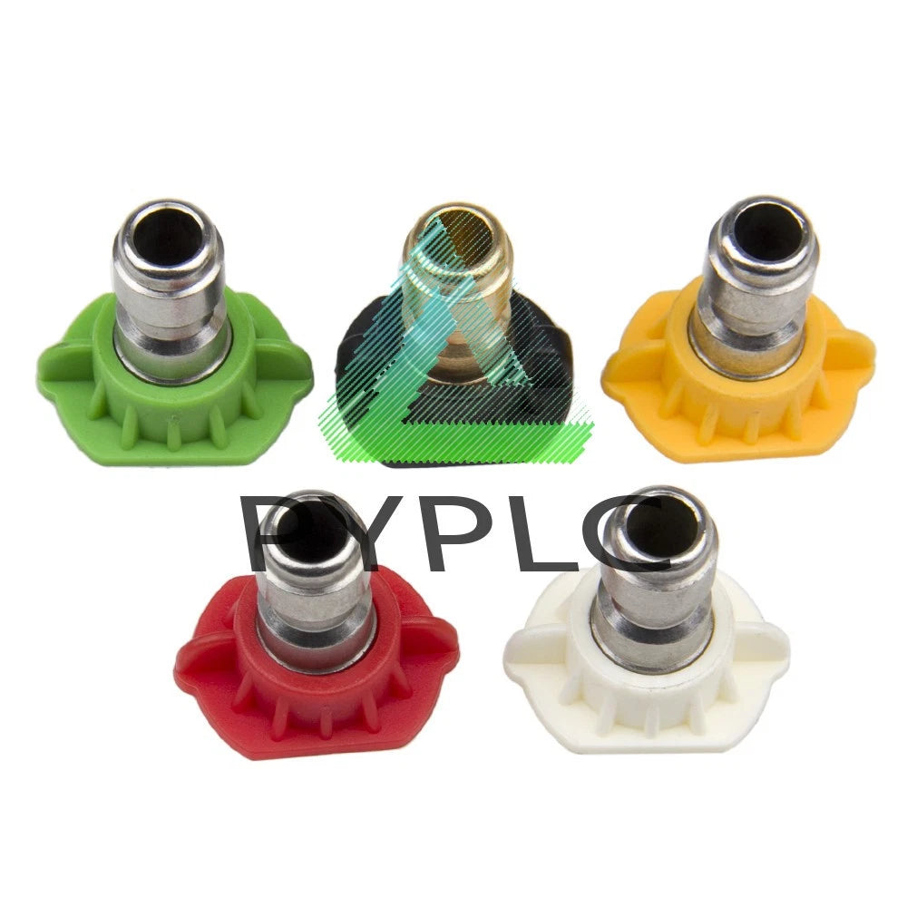 1/4" Quick Connect Car Wash 4.0 GPM 5 Pcs Pressure Washer Spray Nozzle Tips Jet