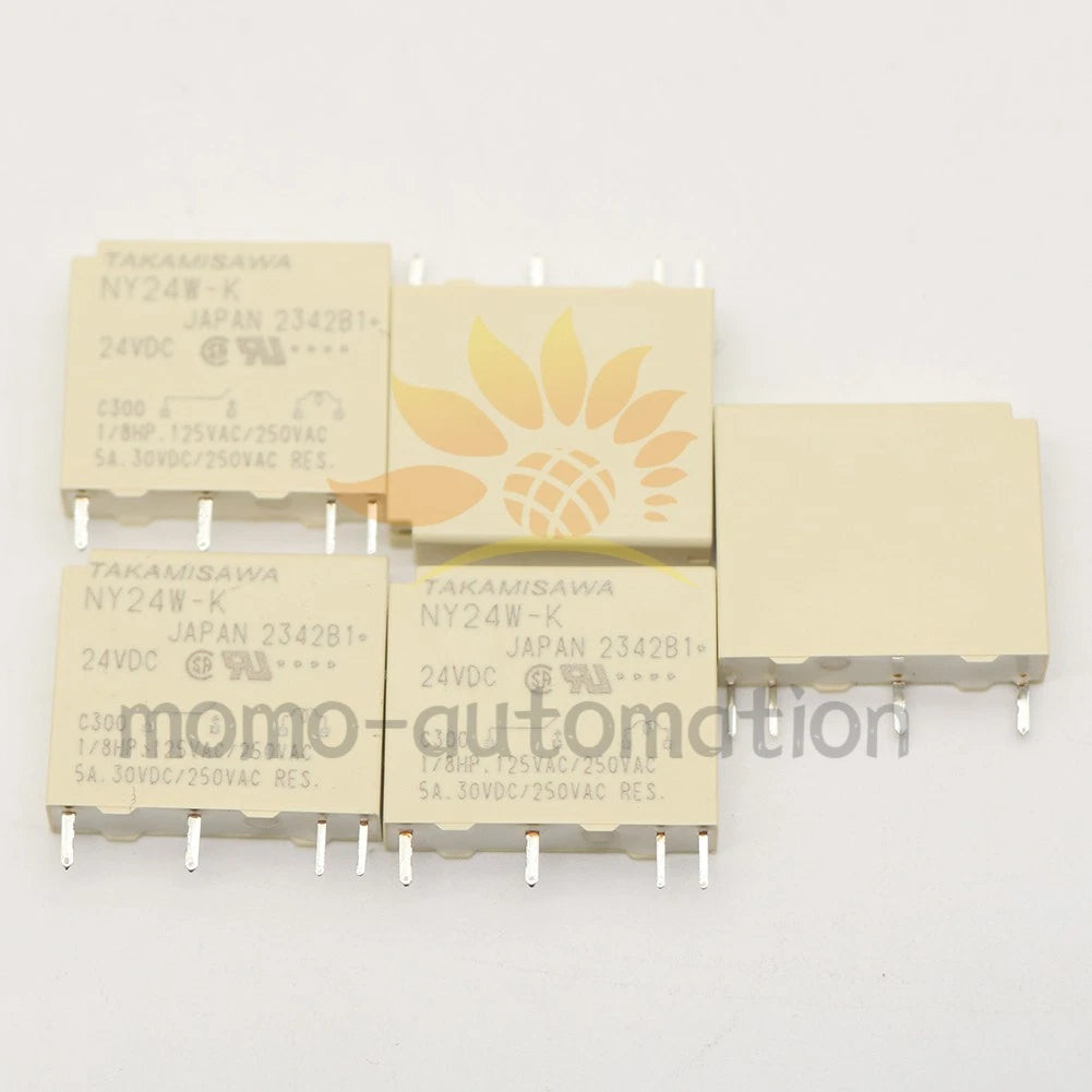 5PCS TAKAMISAWA NY24W-K 24VDC DC24V Power Relay 4Pins 5A