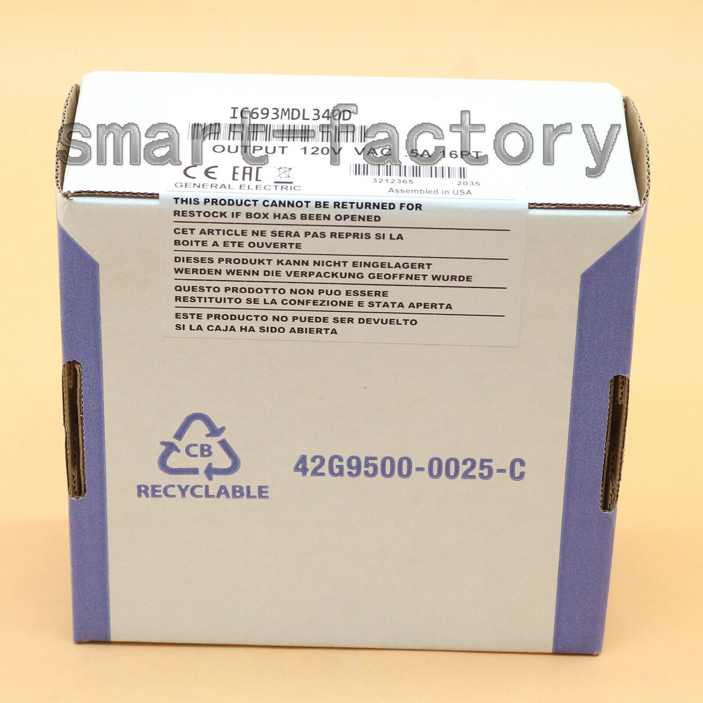 GE Fanuc IC693MDL340D Series Module Output 120V 5A 16PT - GE FANUC