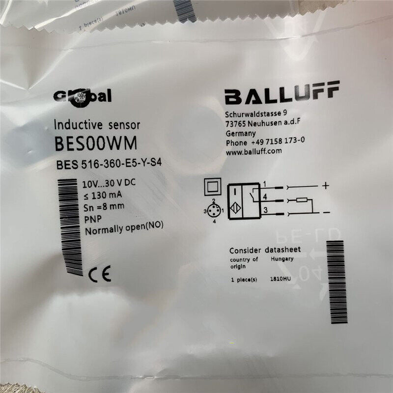 Balluff BES 516-360-E5-Y-S4 Proximity Sensor - BALLUFF