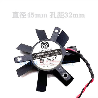 POWER LOGIC PLD05010S12HH DC12V 0.25A 2-wire silent cooling fan