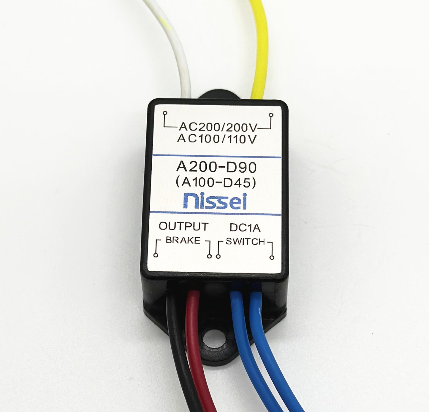 new Nissei A200-D90 A100-D45 AC 200/220V 100/110V OUTPUT DC 1A half-wave rectifier