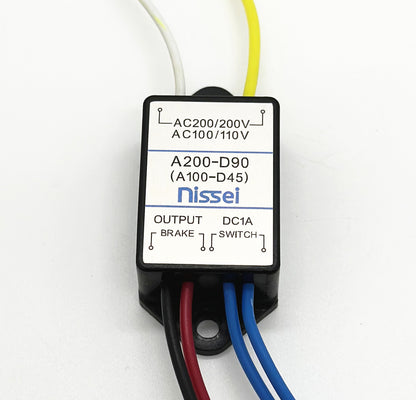 new Nissei A200-D90 A100-D45 AC 200/220V 100/110V OUTPUT DC 1A half-wave rectifier