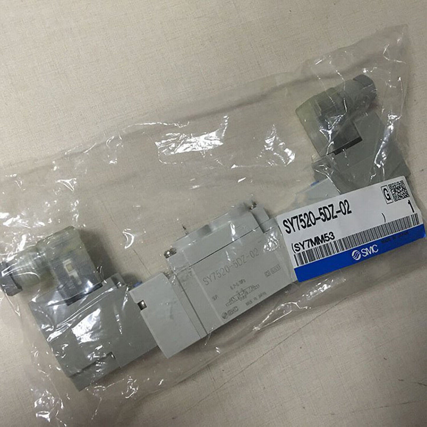 1PC SMC Solenoid Valve SY7520-5DZ-02, ONE-Year Warranty - SMC