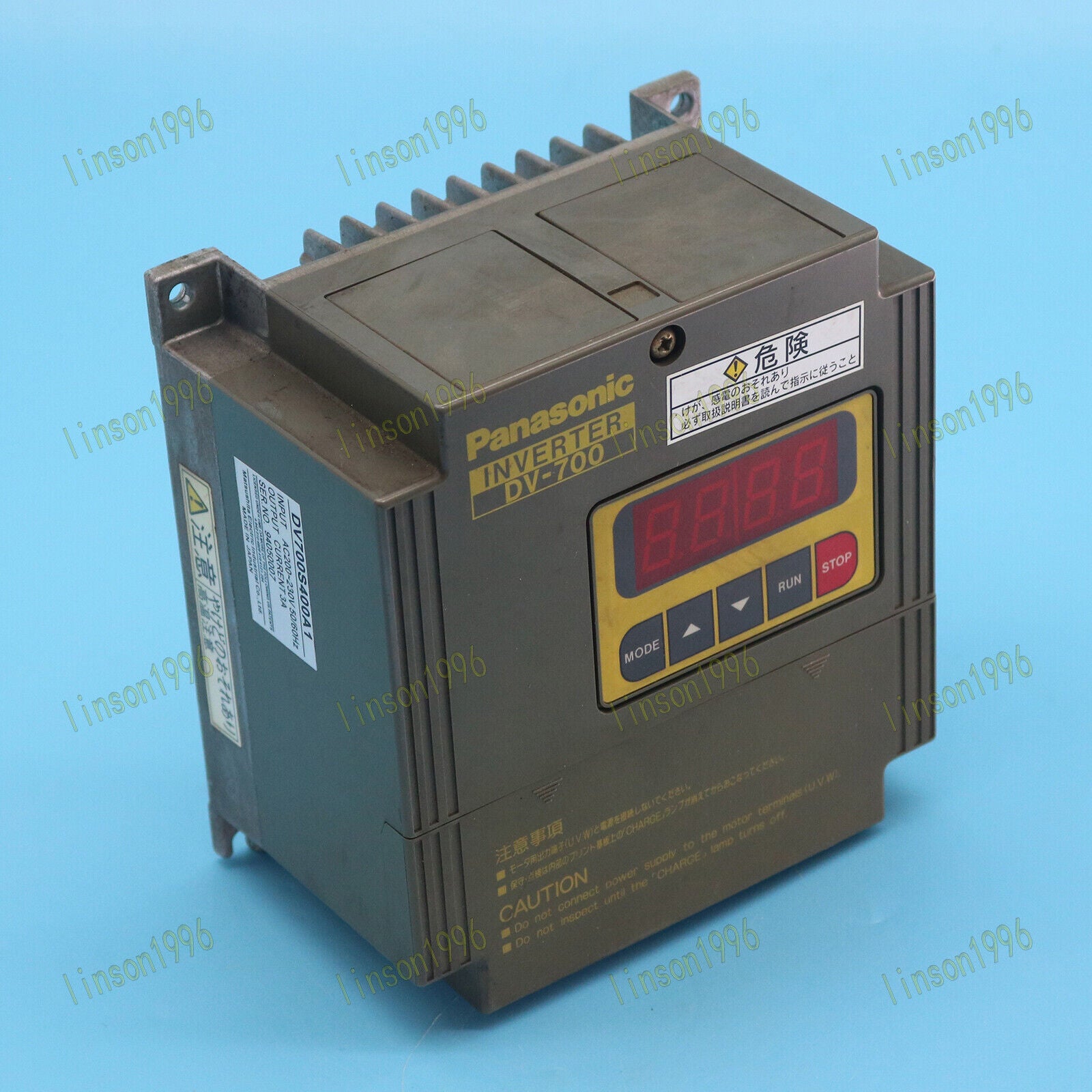 used Panasonic DV700S400A1 0.4KW 220V Inverter - PANASONIC