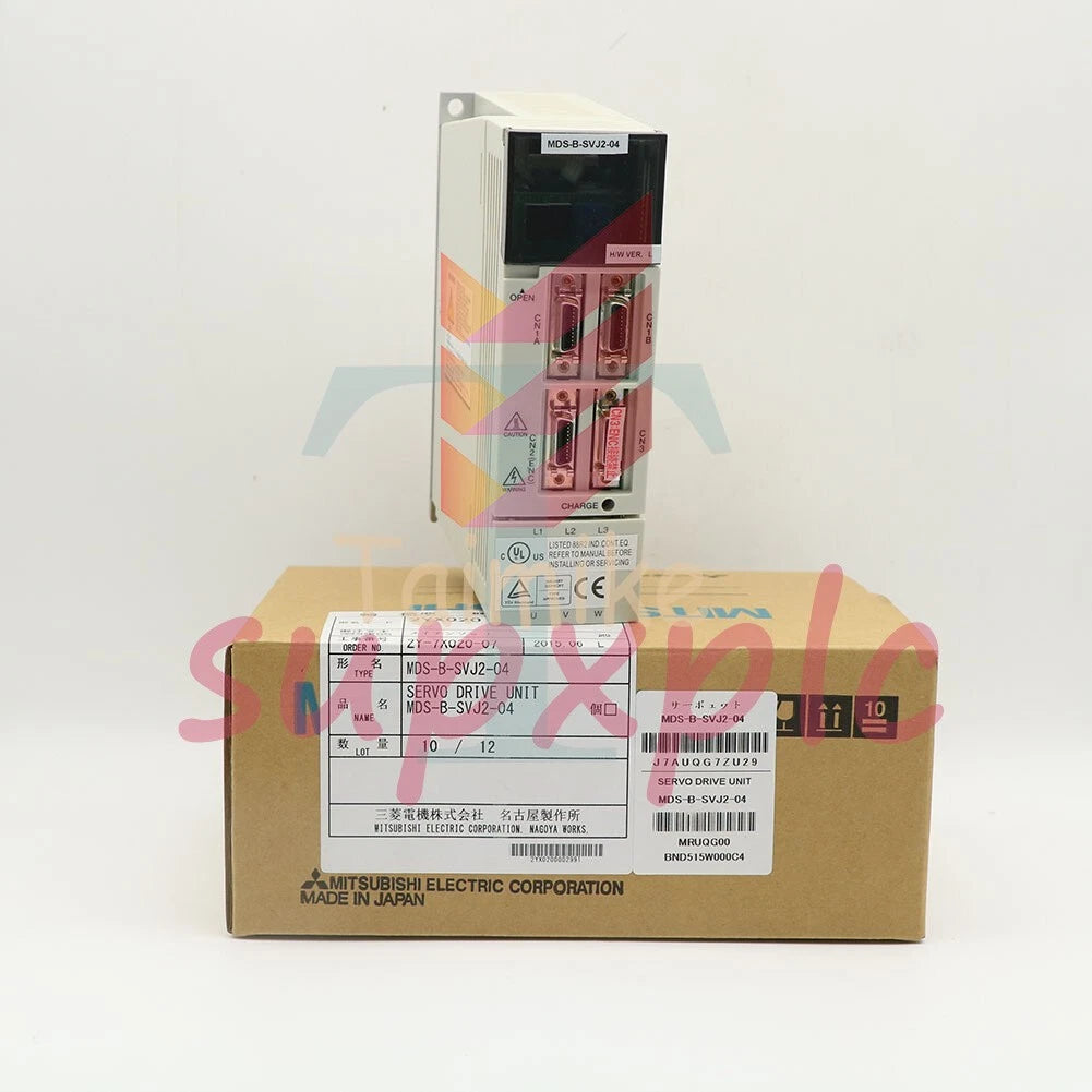 Mitsubishi MDS-B-SVJ2-04 SERVO DRIVE 0.4KW 0.3/2.8AMP 230V 50/60 HZ 1PCS