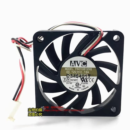 AVC F6010B12HS 60*60*10MM DC12V 0.19A 6CM 3-Pin Cooling Fan
