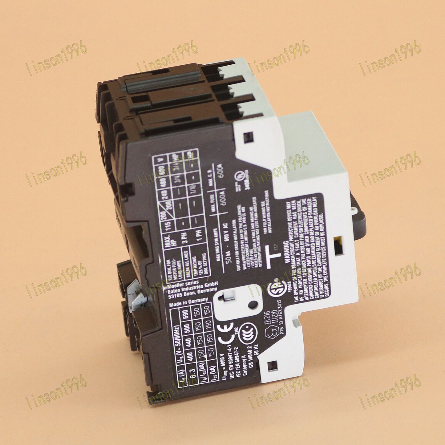 1PC Eaton PKZM0-6.3 Magnetic Circuit Breaker - EATON