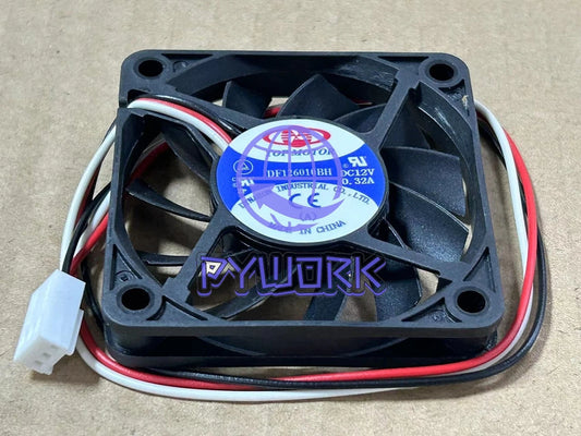 TOP MOTOR DF126010BH 6010 12V 0.32A 6CM cm gale volume chassis fan~