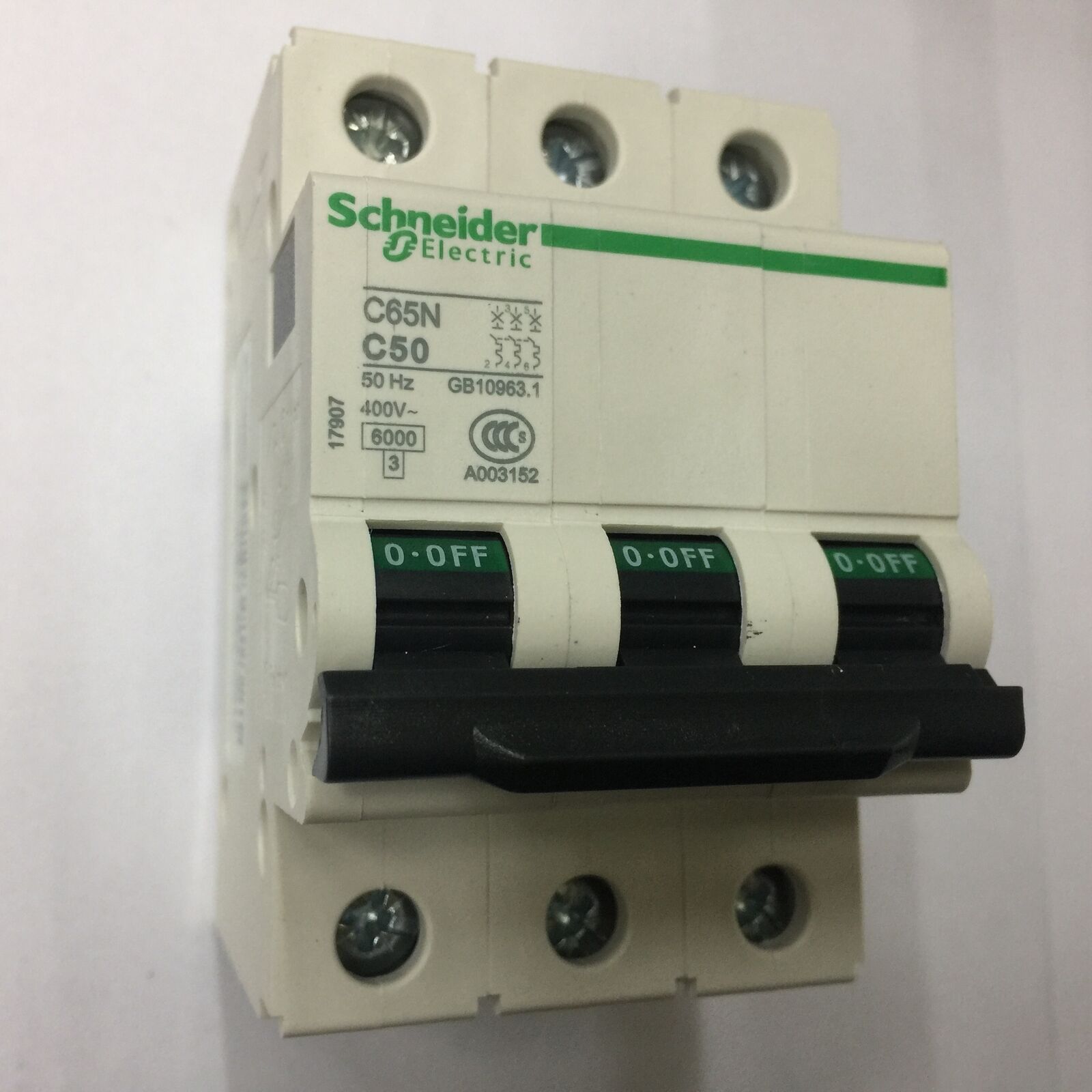 new 1PCS  C65N 3P C50 breaker Schneider