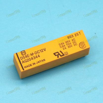 10-PC Panasonic Signal Relay DS4E-M-DC12V 14Pin Fast Ship - PANASONIC